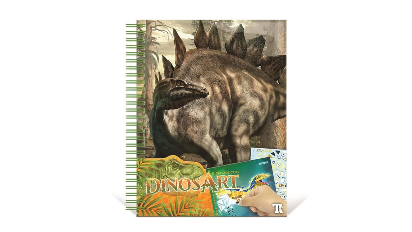 Livre de stickers Stickern nach Zahlen avec motif de dinosaure