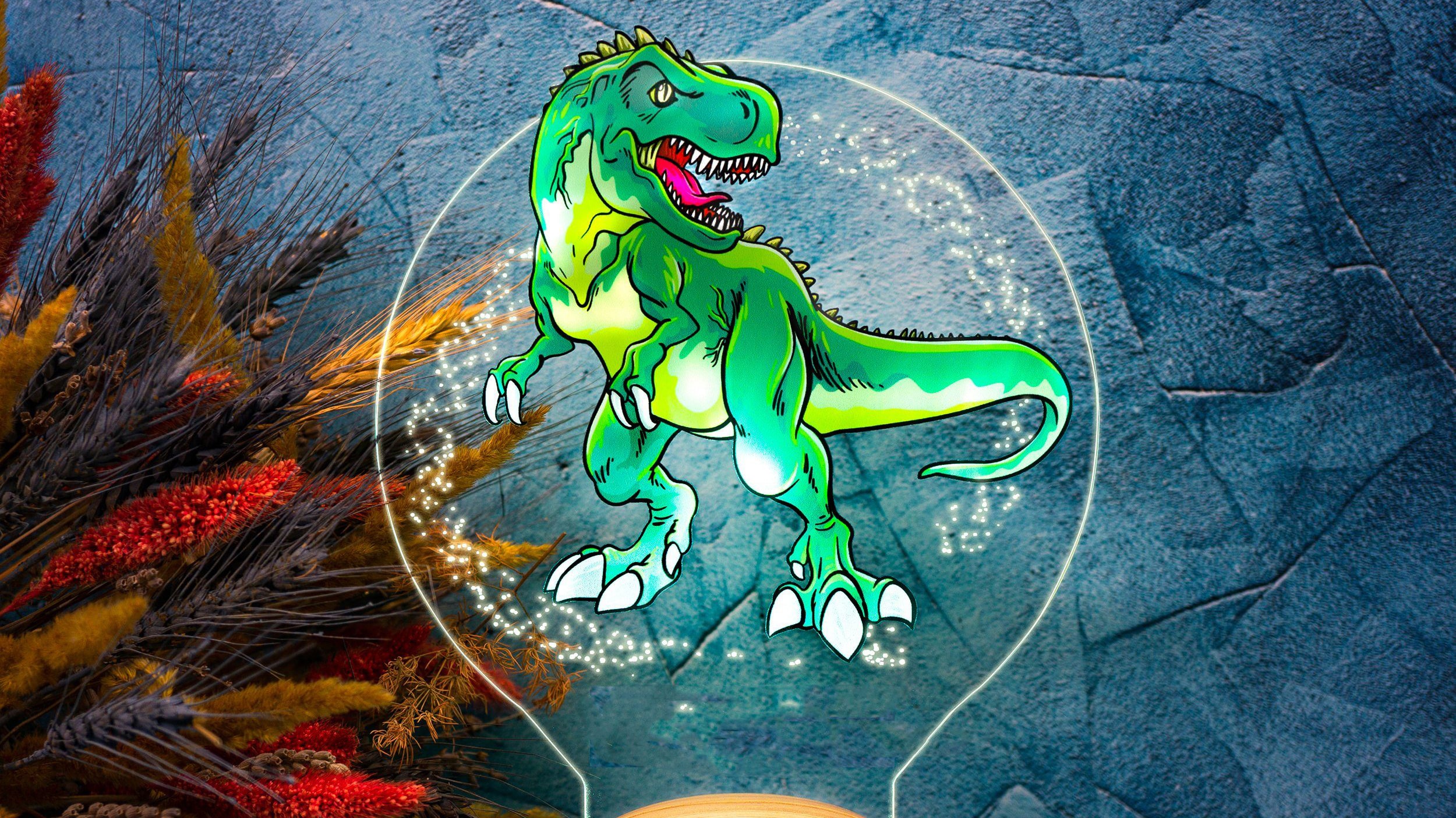 Un dino lumineux